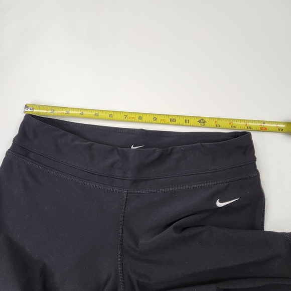 Nike Black Flared Yoga Pants Dri-FIT Athletic Wear - Picture 9 of 10